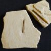 Zwei Belemniten, Hibolithes semisulcatus, Malm, Plattenkalk, Nusplingen