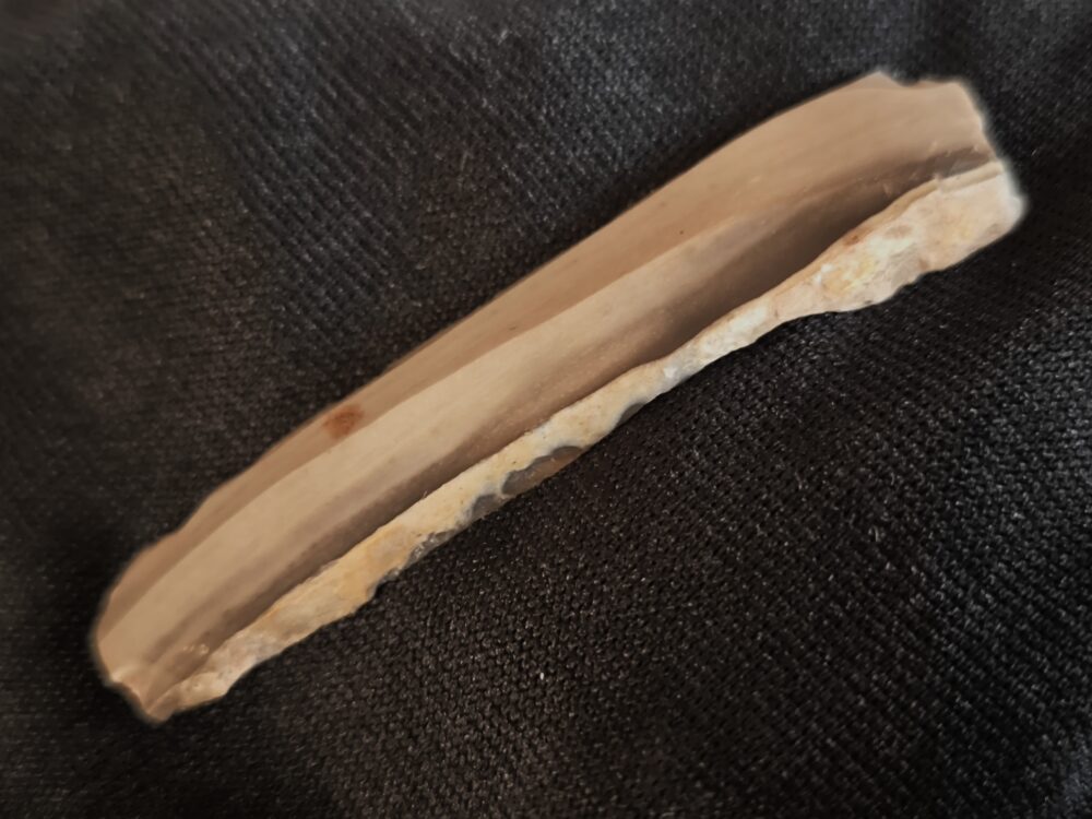 sehr schöne Silexklinge, Neolithikum bei Würzburg