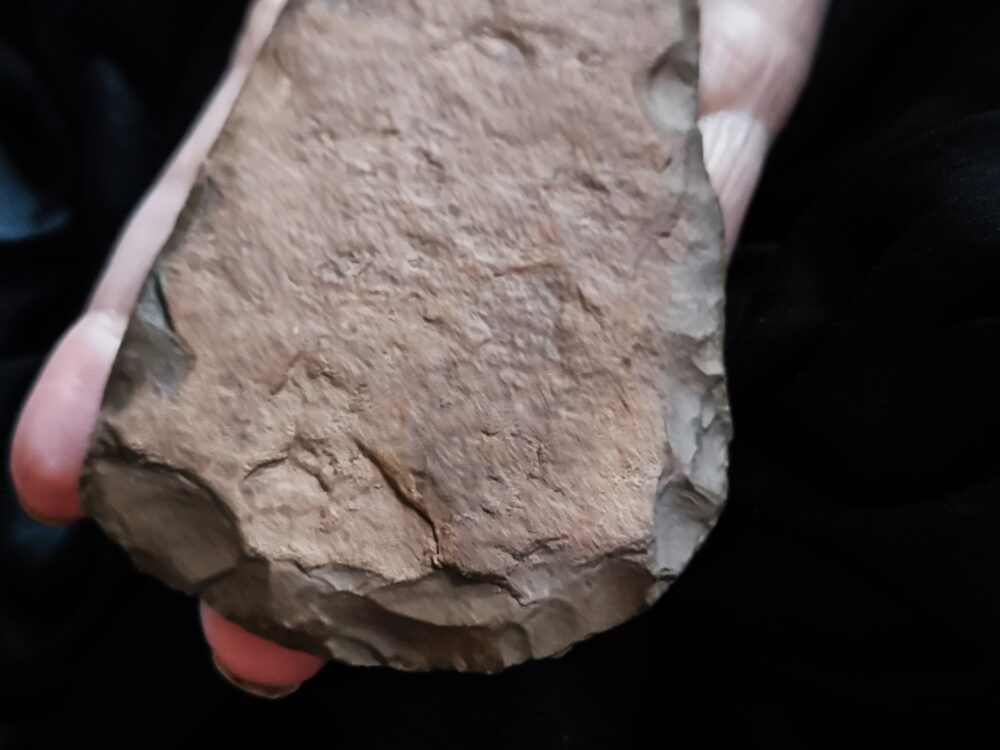 Flachbeil aus Plattensilex, Neolithikum, Marokko  * reserviert *
