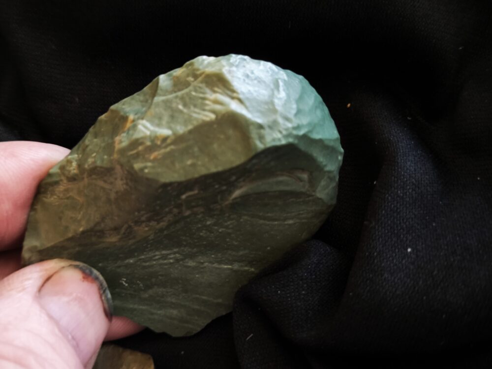 Zwei Rundschaber, Neolithikum, Niger
