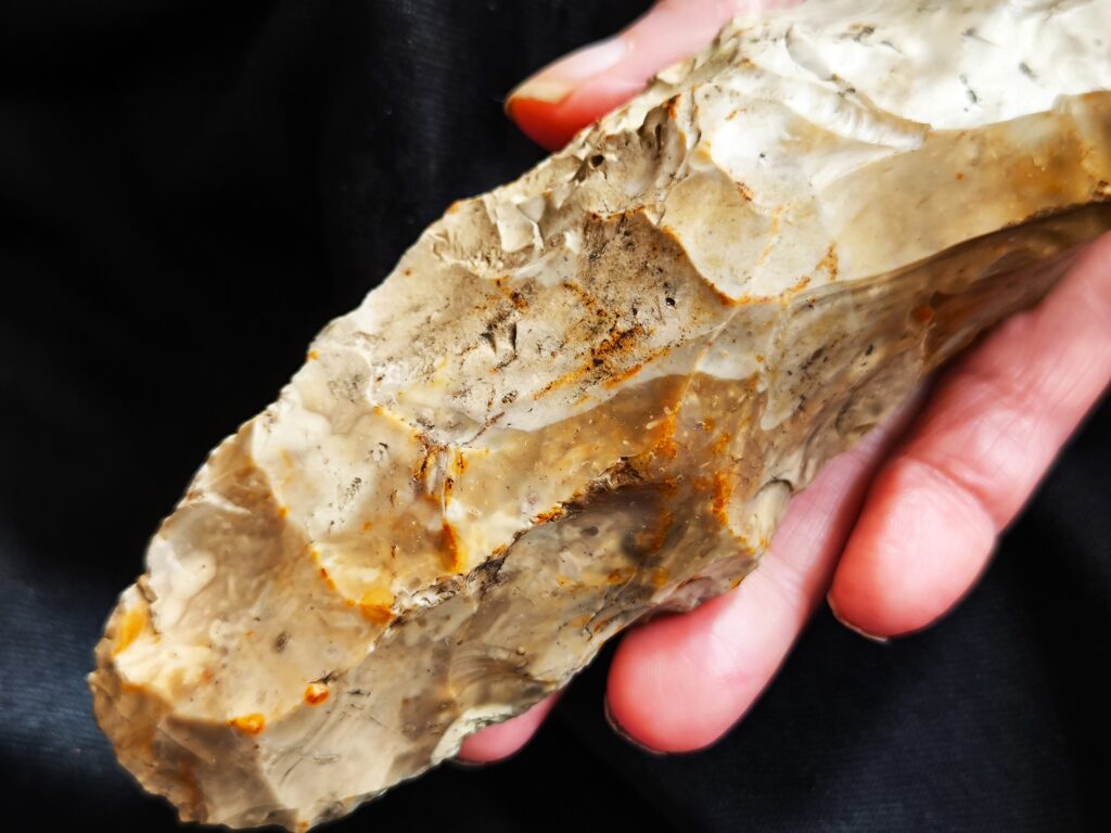 Schönes Kernbeil, Übergang Neolithikum / Mesolithikum, Björnö, Dänemark